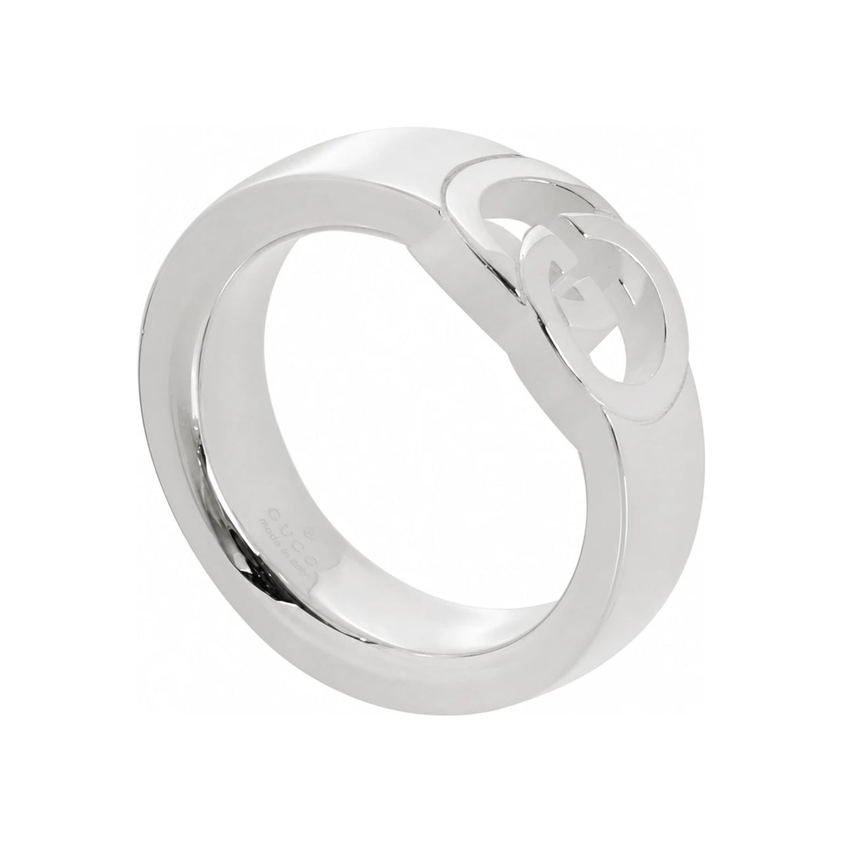 GUCCI Interlocking G Silver Ring