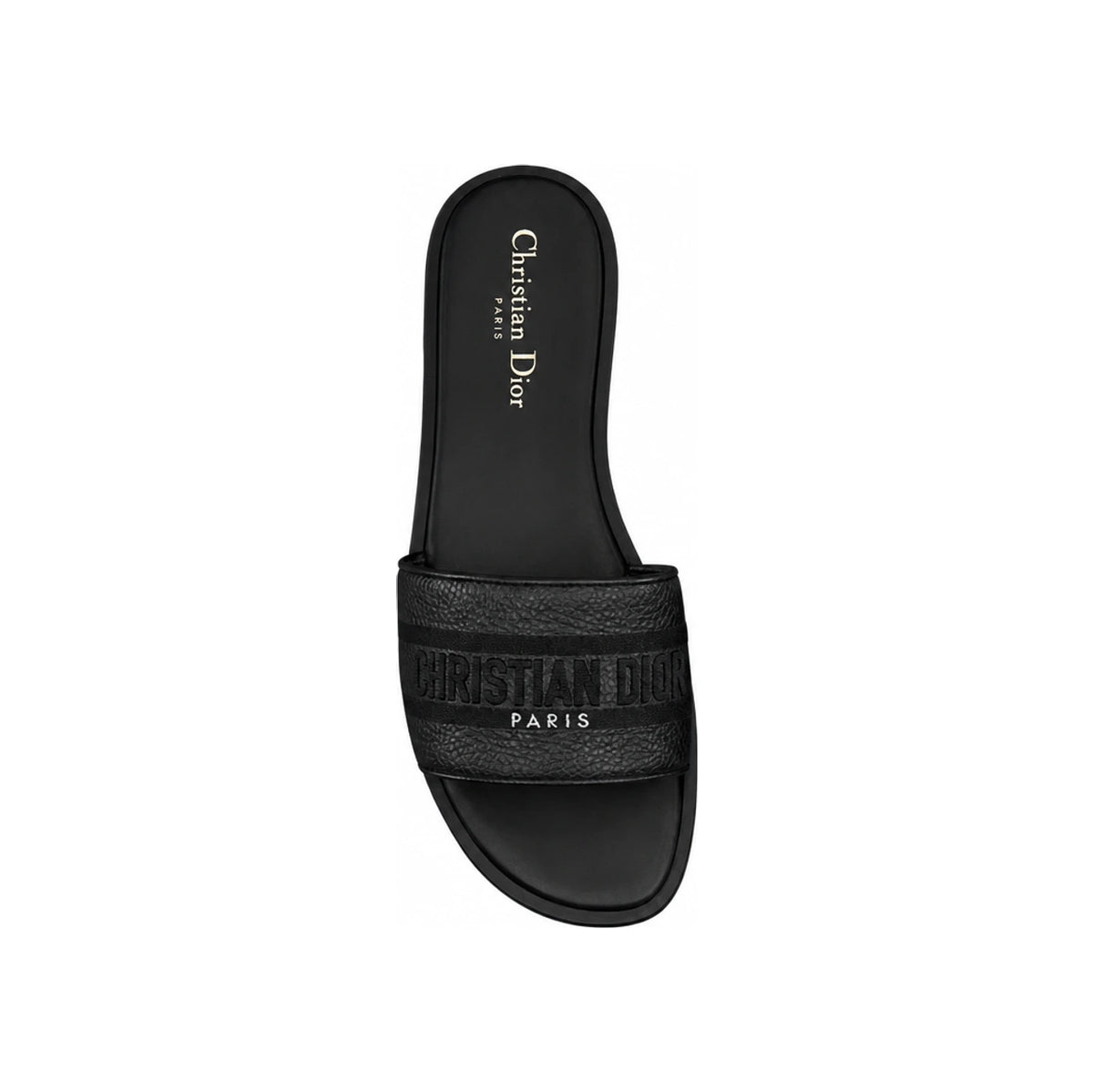DIOR Dway Mule Slide Sandals Black