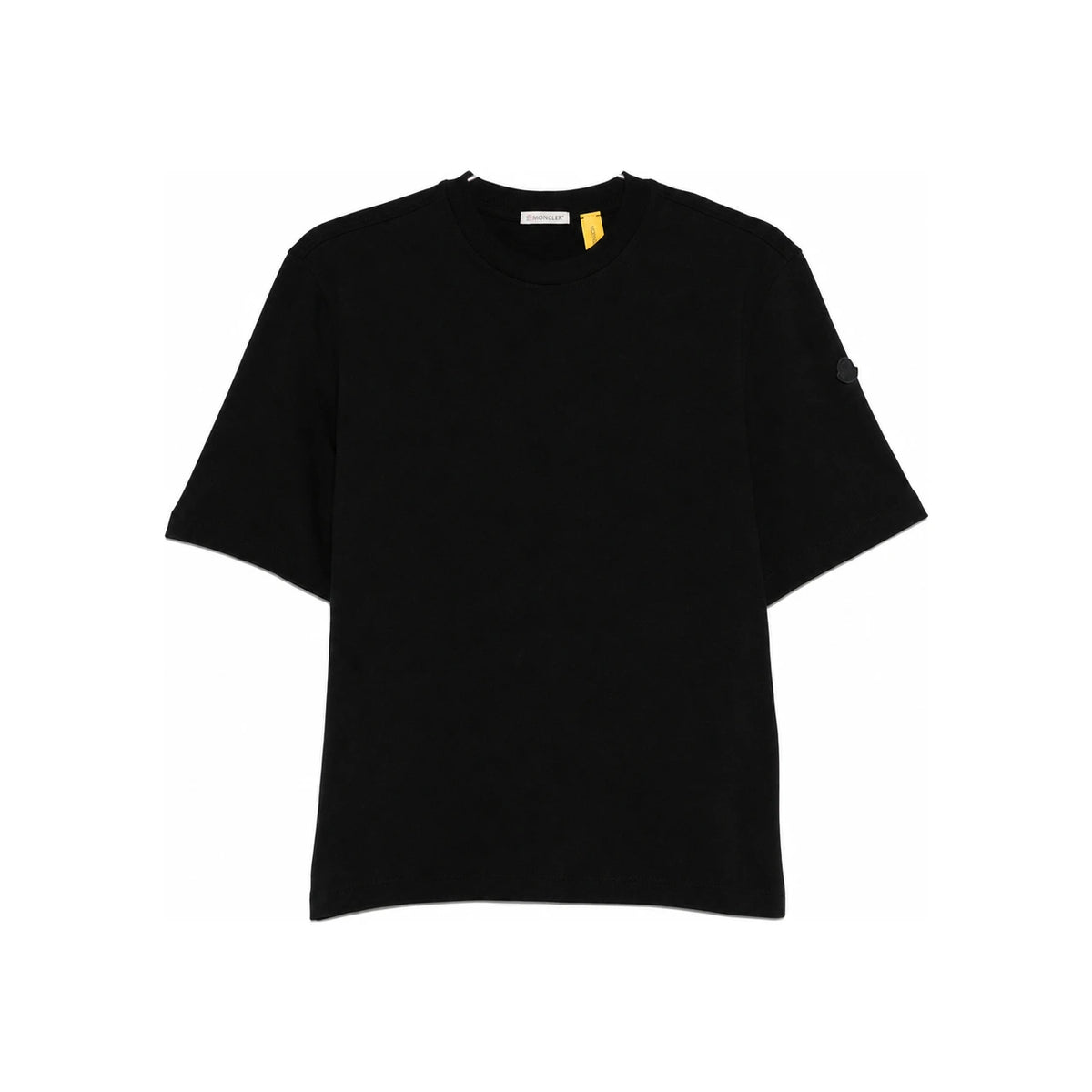 Moncler Black Short Sleeve Cotton T-Shirt