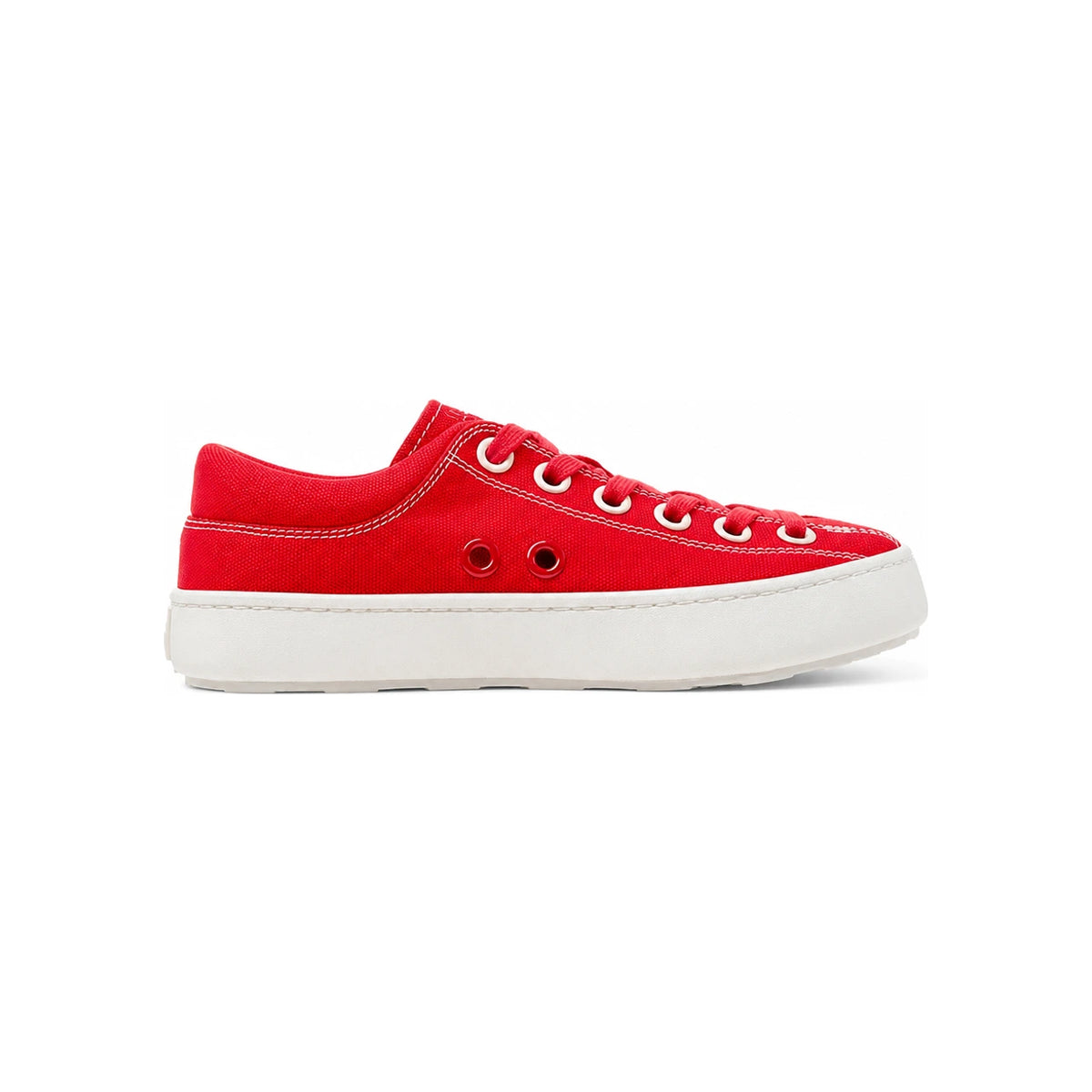Camper White Leather Low-Top Sneakers Men’s K100996 001 DOM