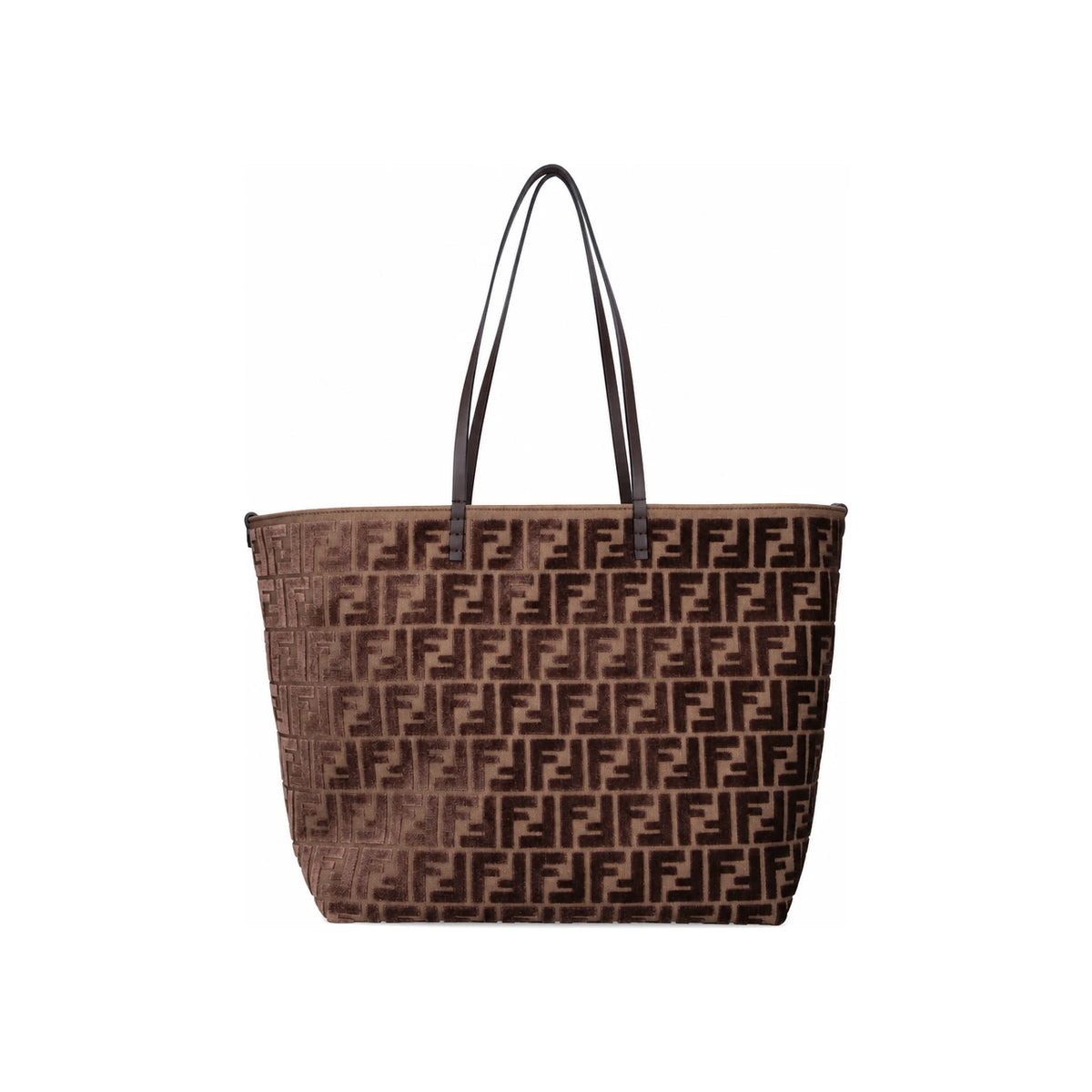 FENDI Roll Large Jacquard Shopper Tote Bag