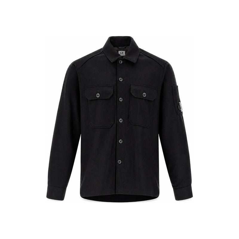 CP Company Flet Lens Overshirt Long Sleeve Shirt 19CMOS271A 110498A 999