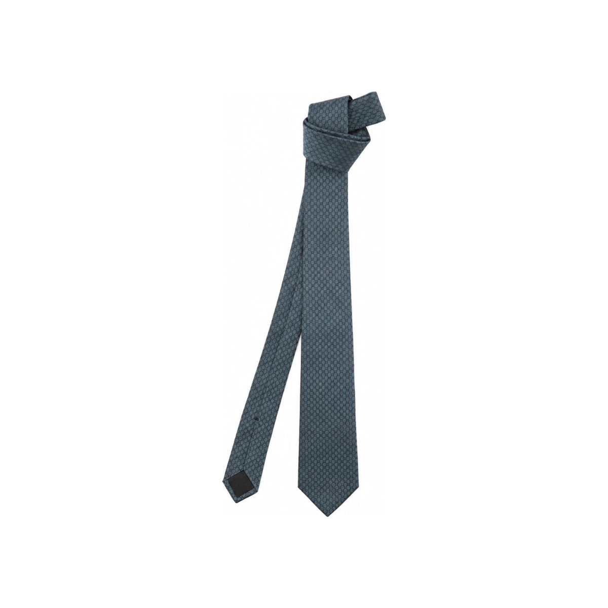GUCCI Royal Black GG Silk Jacquard Tie 836132 4E009 4360