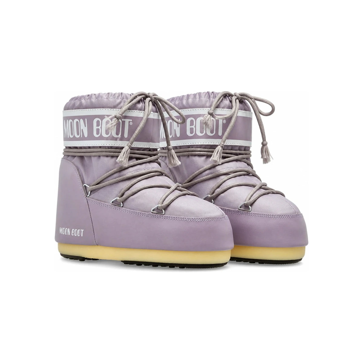 MOON BOOT Icon Low Nylon Ankle Boots Lilac Women’s 80D1409340 H032