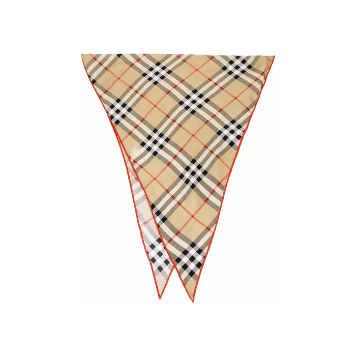 BURBERRY Check Silk Scarf 8116998