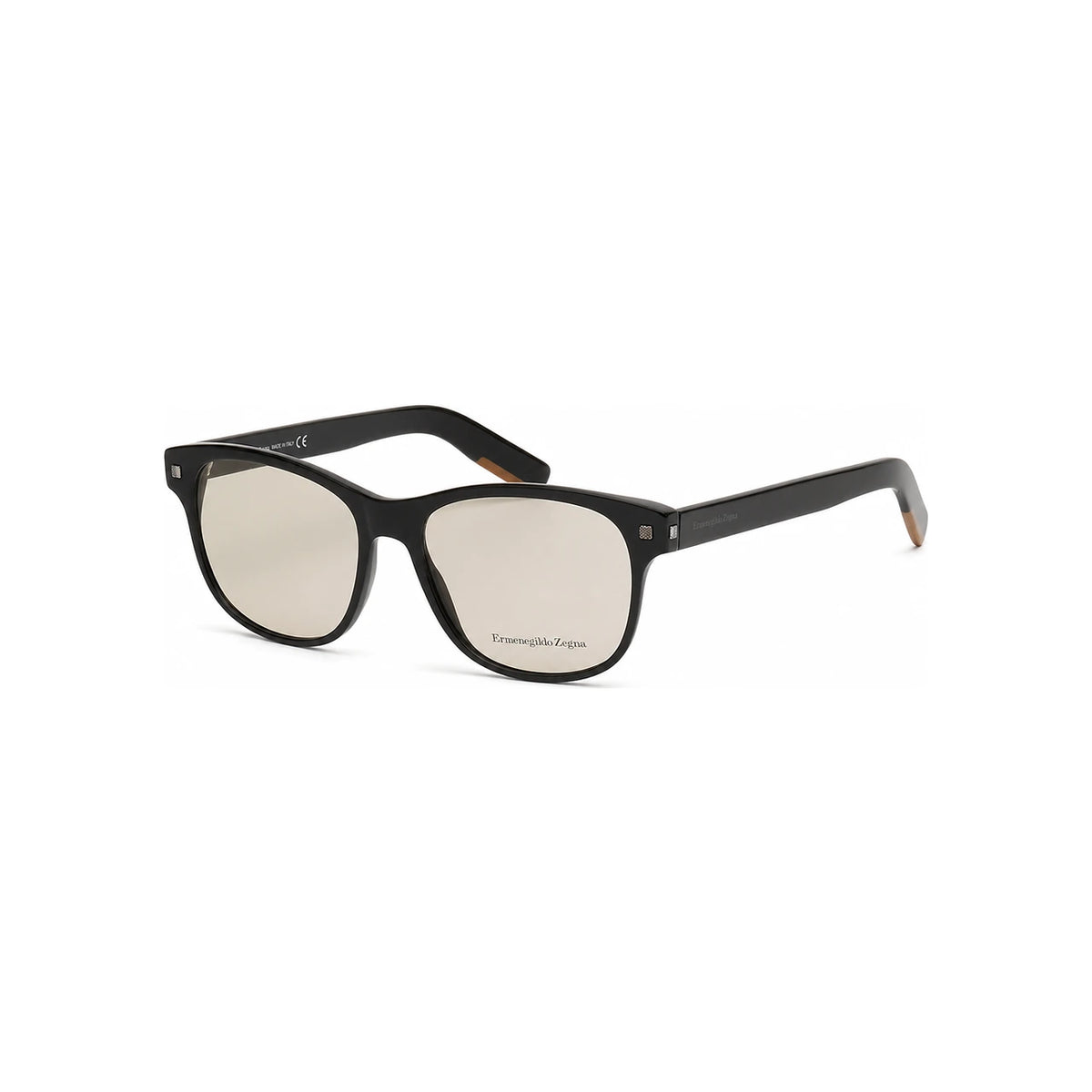Zegna UV Protection Tinted Lens Acetate Eyeglasses Unisex EZ5158 001