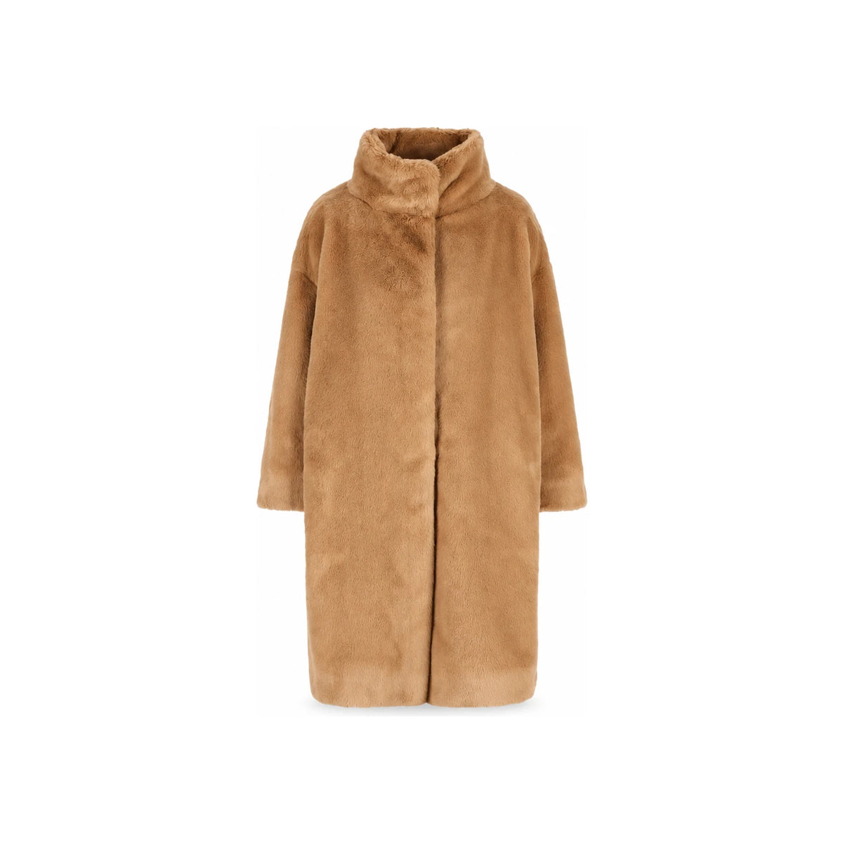 Herno Faux Fur Jacket Women’s Brown Outerwear