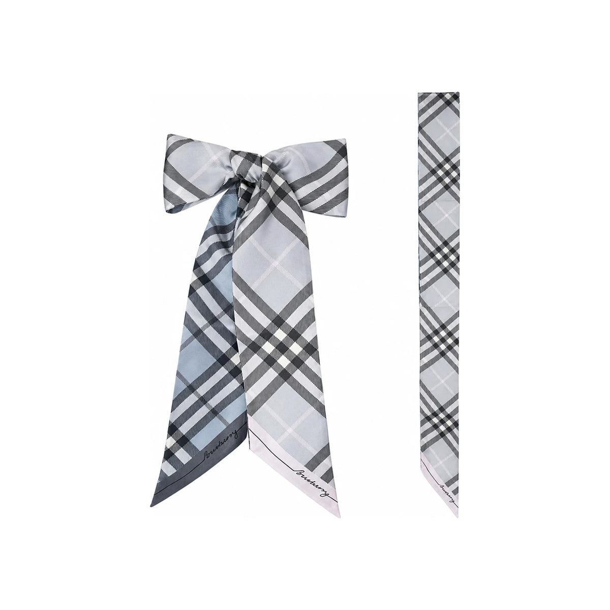 BURBERRY Silk Skinny Scarf 8110365 C3382