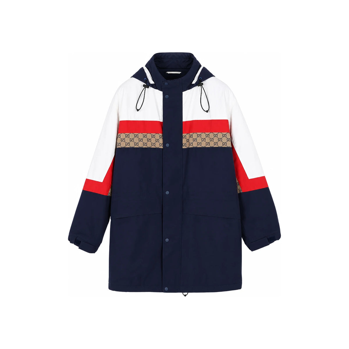 GUCCI Dark Blue Matte Fabric Men’s Jacket Coat 751915 ZANZ8 9799
