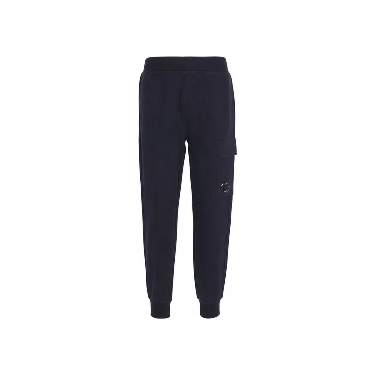 CP Company Men's Diagonal Raised Fleece Cargo Lens Pants Gray