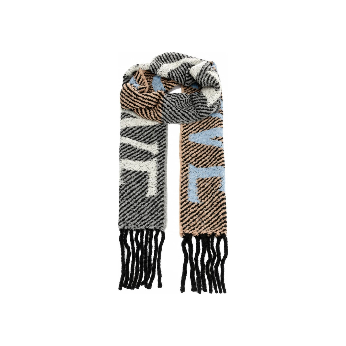 LOEWE Women’s Alpaca Wool Scarf Muffler Brown