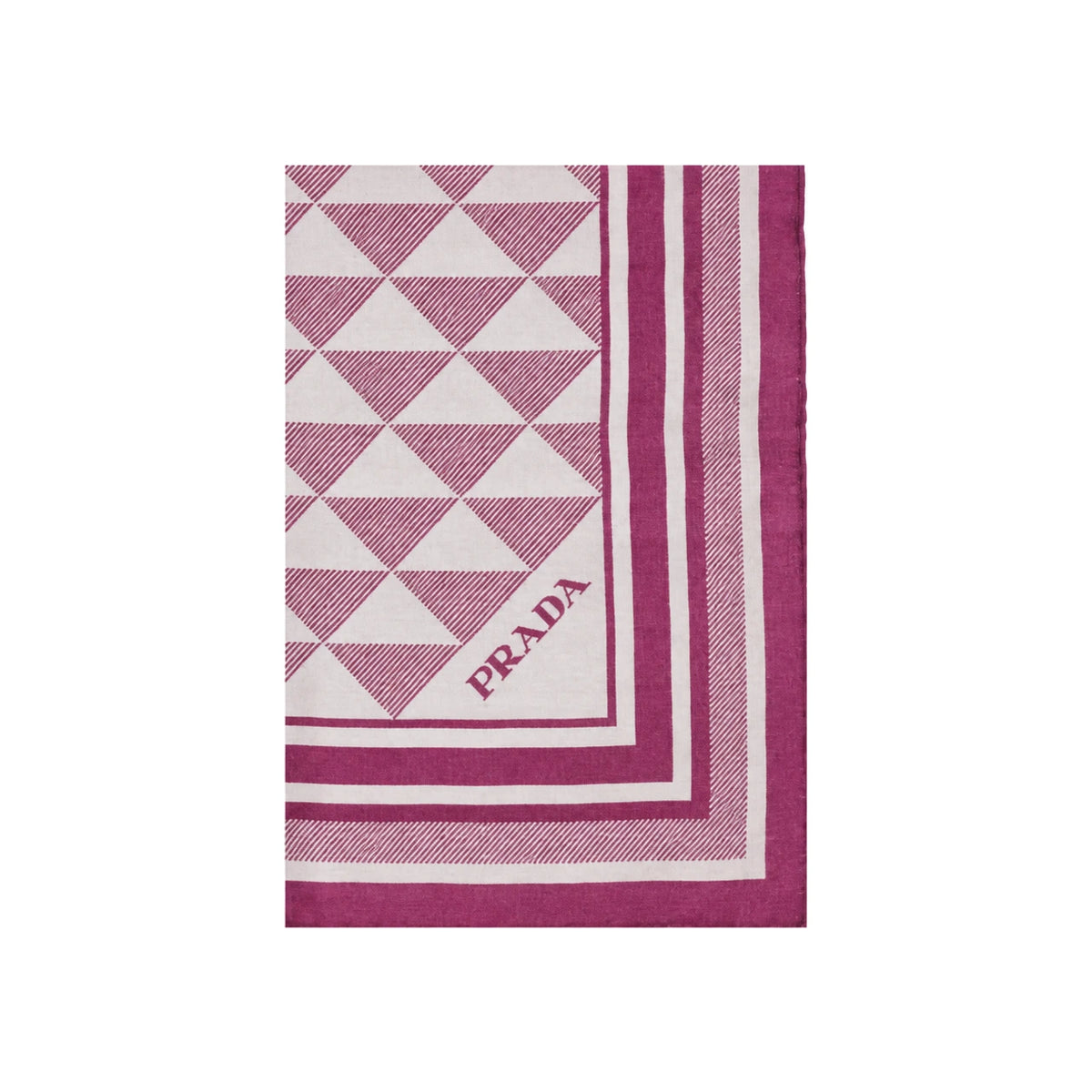PRADA Women's Silk Jacquard Scarf 1FF004 2C81 F0203 1