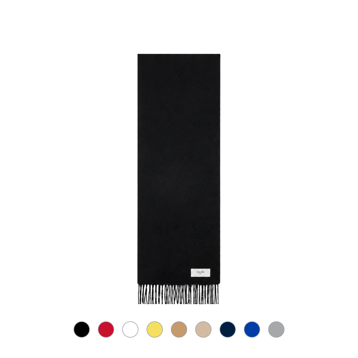 CELINE Cashmere Scarf Camel
