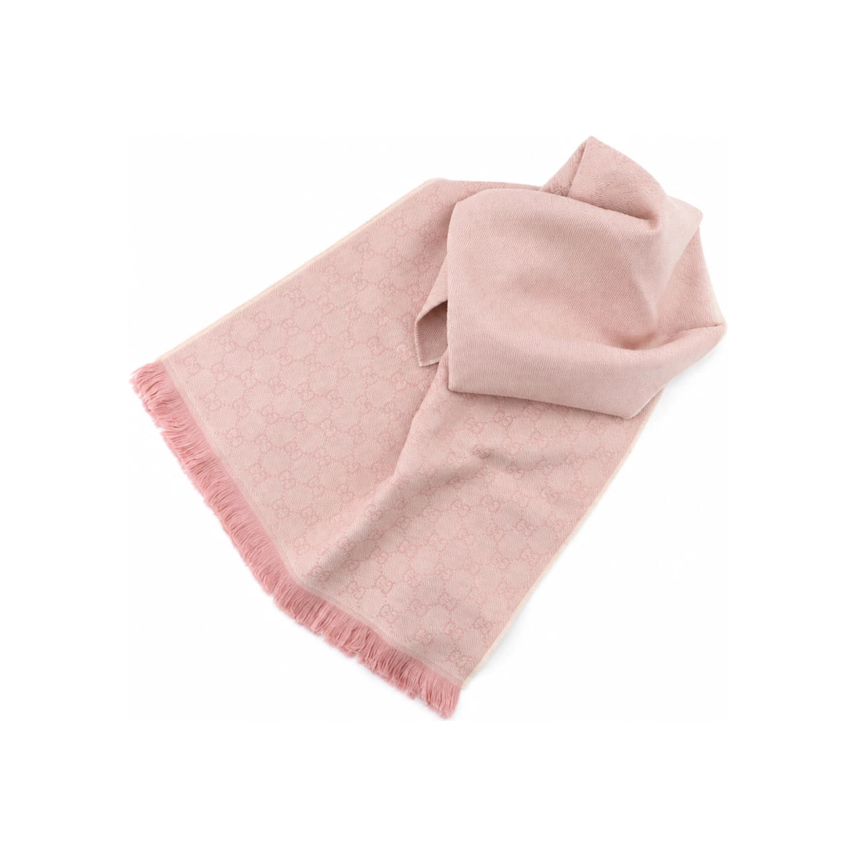 GUCCI Women’s GG Wool Scarf Pink