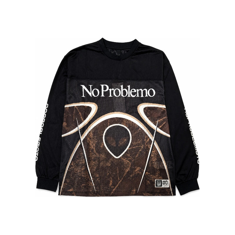 NO PROBLEMO Alien Moto Long Sleeve T-Shirt Black