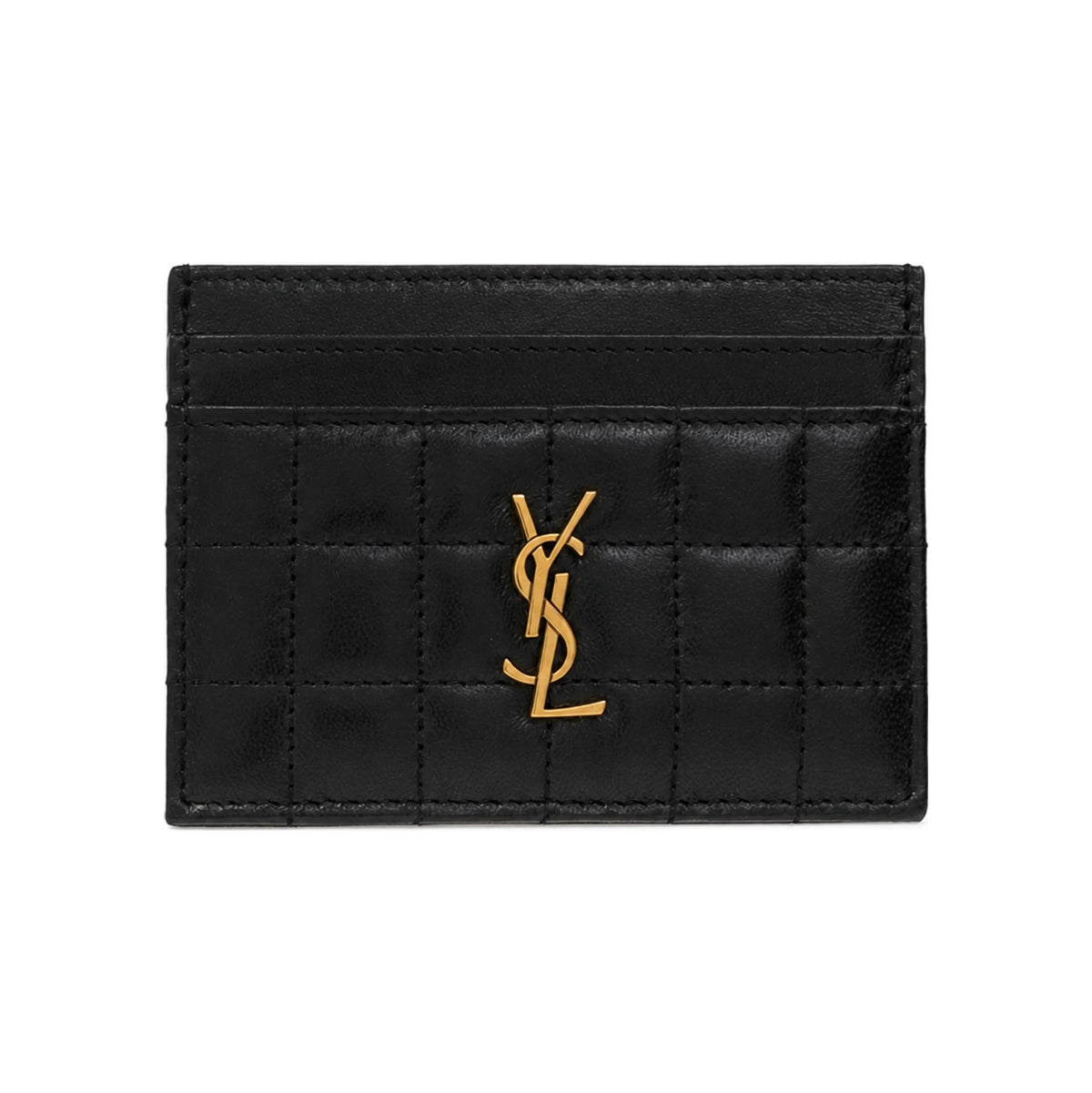 Saint Laurent Black Leather Women’s Card Holder