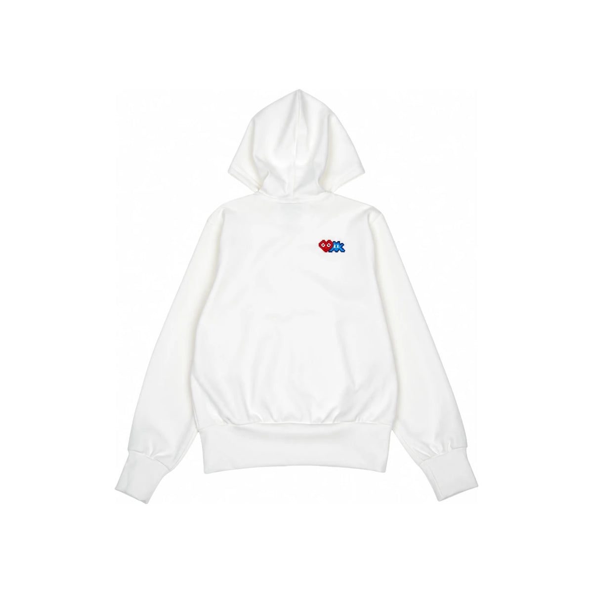 Comme des Garcons Invader Double Patch Women’s Hooded Zip-Up Knit AZ T333 051 3