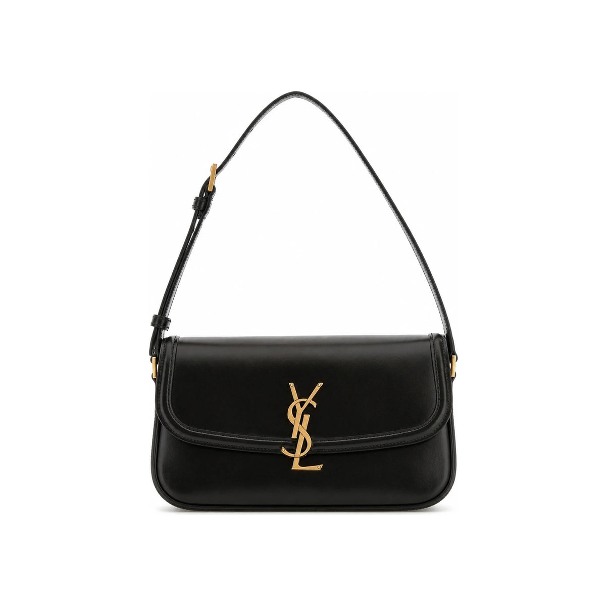 Saint Laurent Solferino Medium Shoulder Bag Green Leather Women