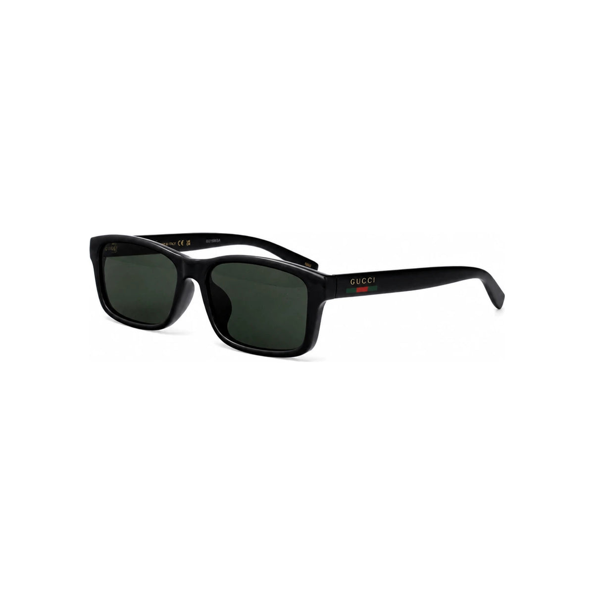 GUCCI Rectangular Acetate Sunglasses Unisex Asian Fit Black GG1986 SA 001