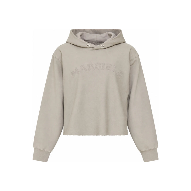 Maison Margiela Loose Fit Hooded Sweatshirt Women’s Beige Cotto S51GU0139 S25520