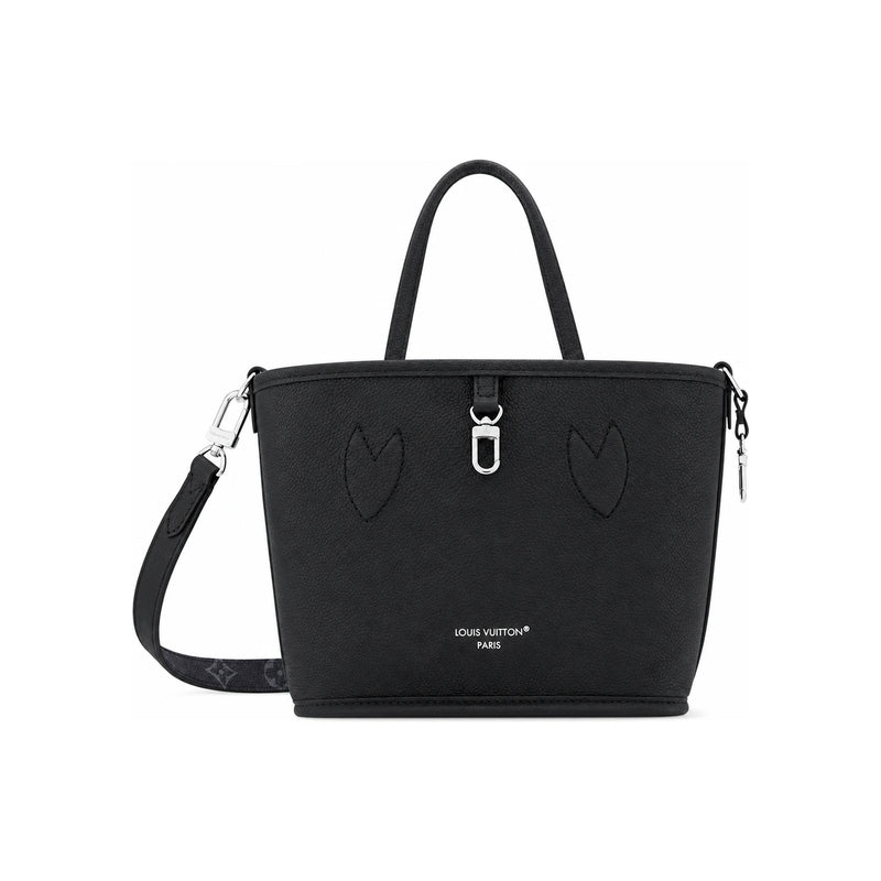 Louis Vuitton Monogram Eclipse Black Neverfull Bandouliere Inside Out BB M15210