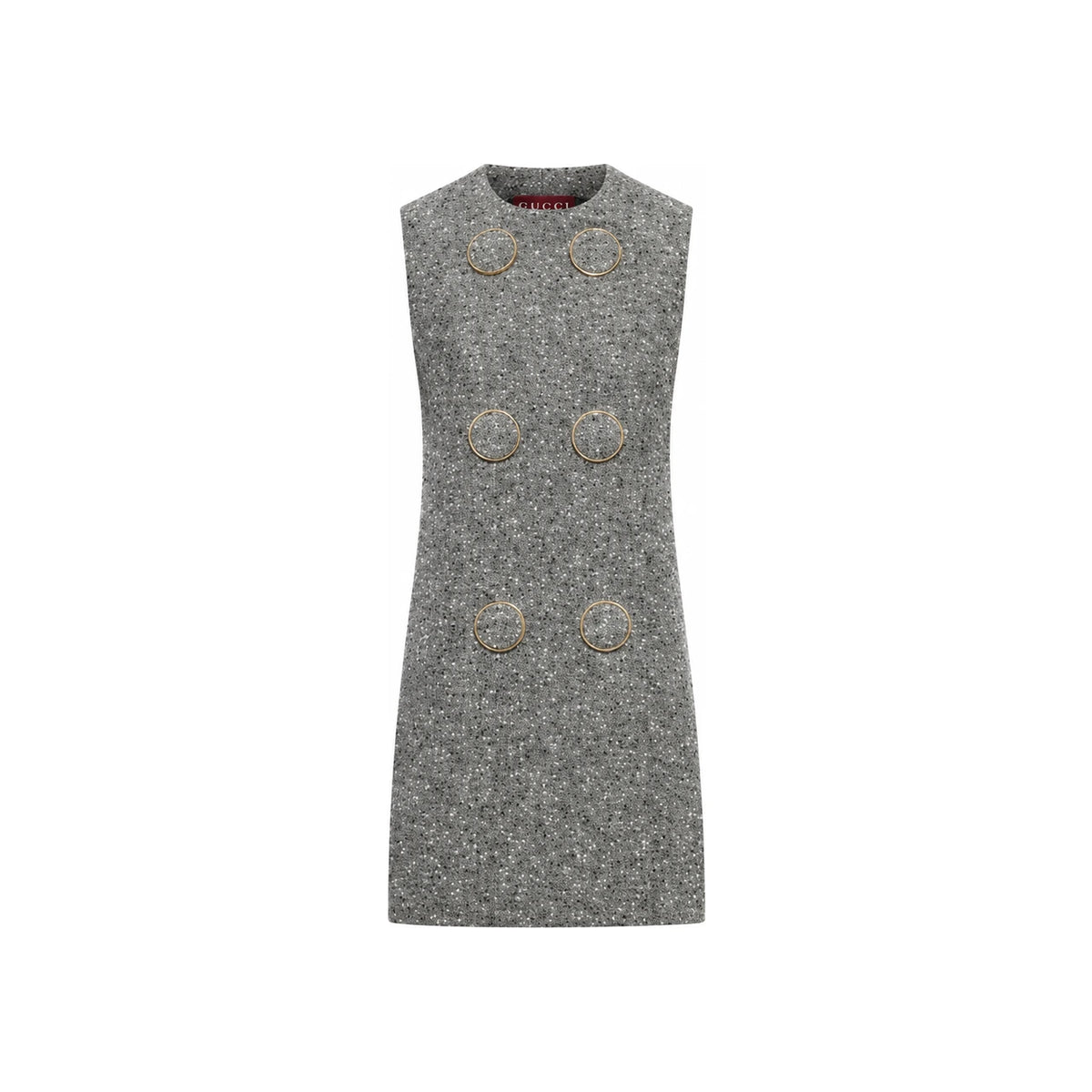GUCCI Brown Wool Sleeveless Knit Vest