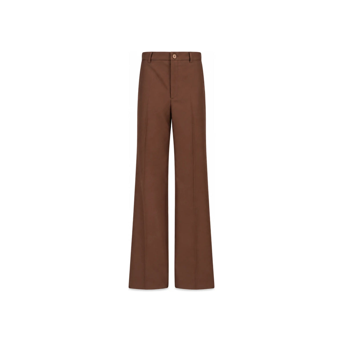 GUCCI Wool Blend Classic Trousers Beige Women’s Pants
