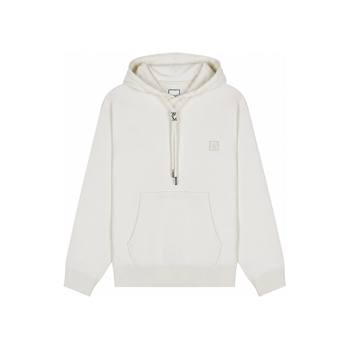 WOOYOUNGMI Men's Back Logo Hoodie Pullover Sweatshirt W253TS37 724I