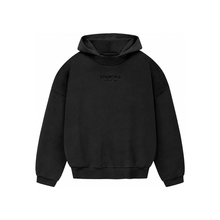 Fear of God Essentials Small Logo Hoodie Black
