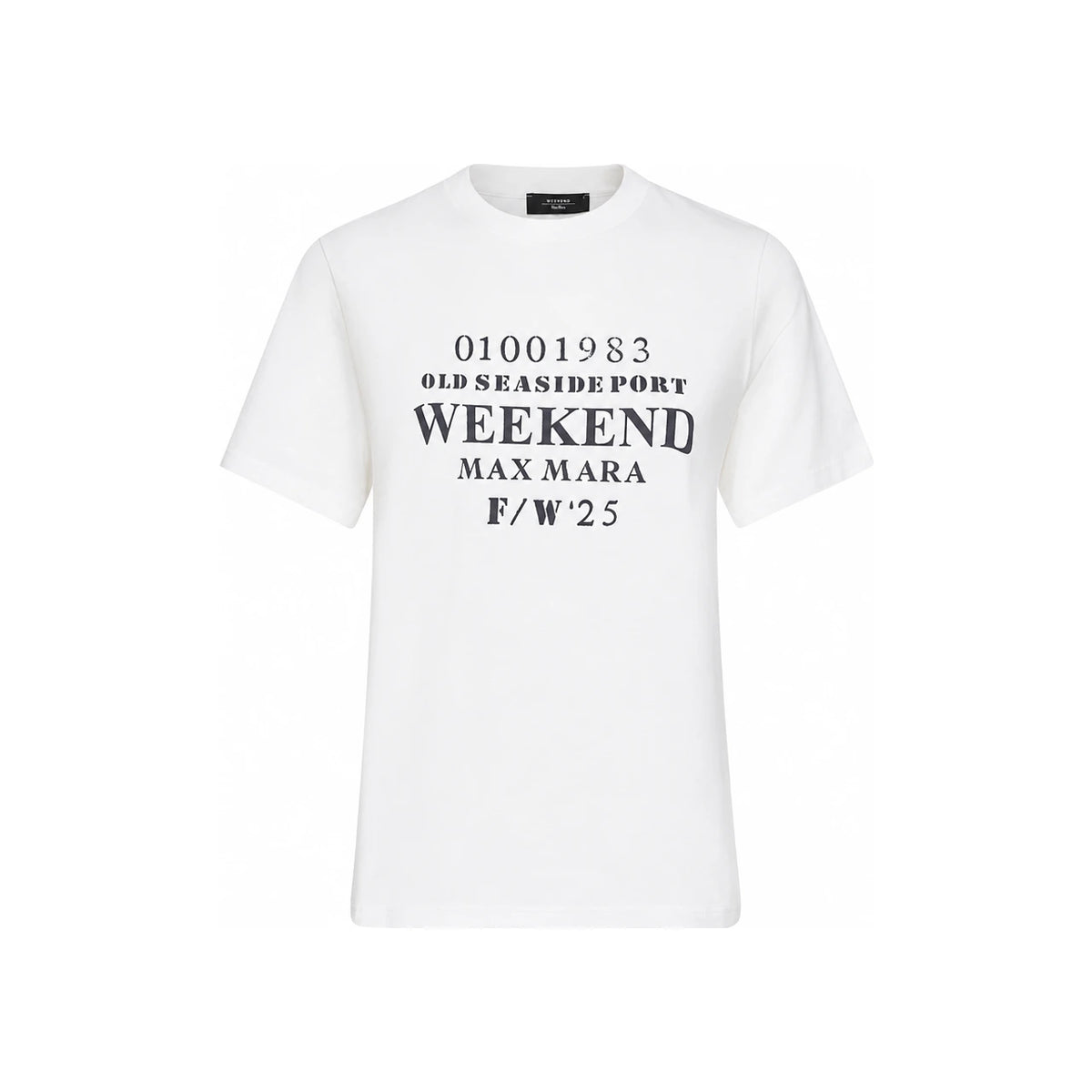 Max Mara White GUGLIA Print Short-Sleeve T-Shirt