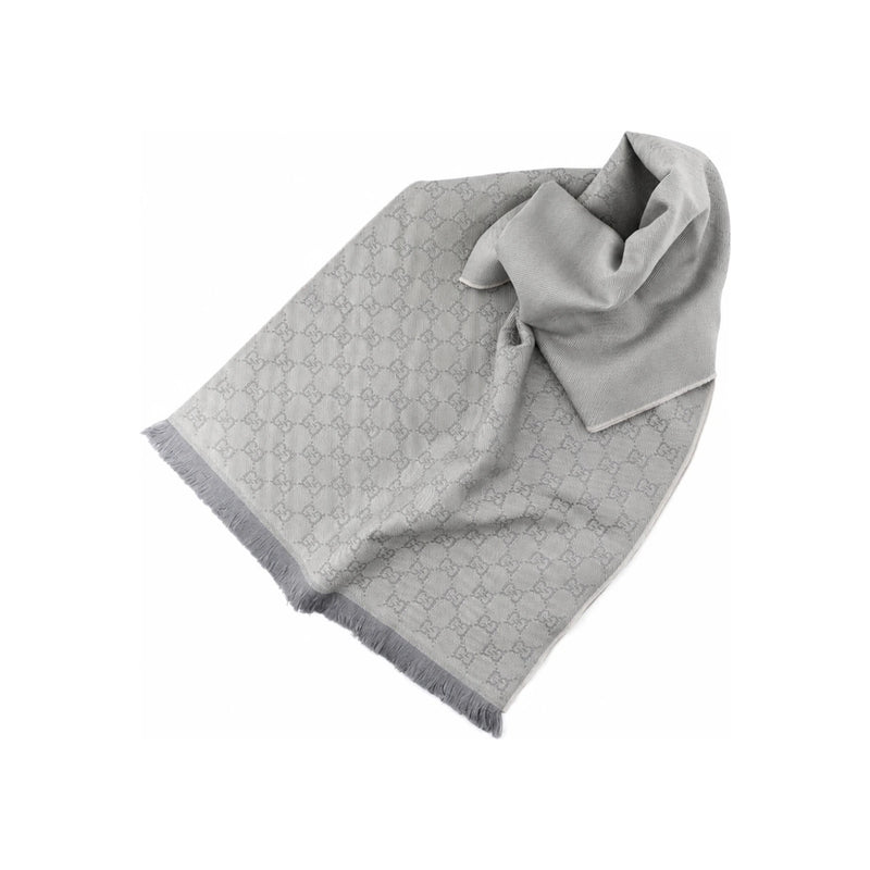 GUCCI GG Logo Wool Scarf