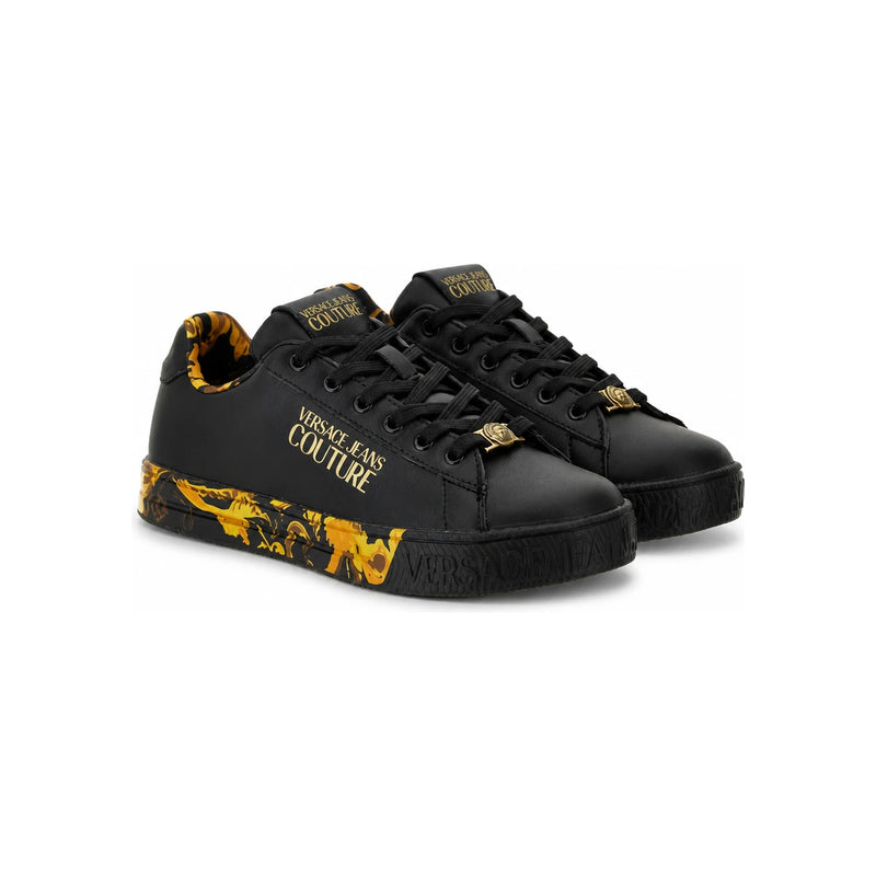 Versace Porcelain Barocco Court 88 Low-Top Sneakers 79VA3SKL ZPB28 G89