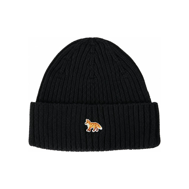 Maison Kitsune Baby Fox Black Beanie