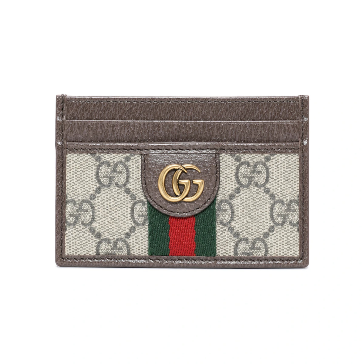 GUCCI Ophidia Leather Card Holder Wallet Unisex 834795 FAEOI 9746
