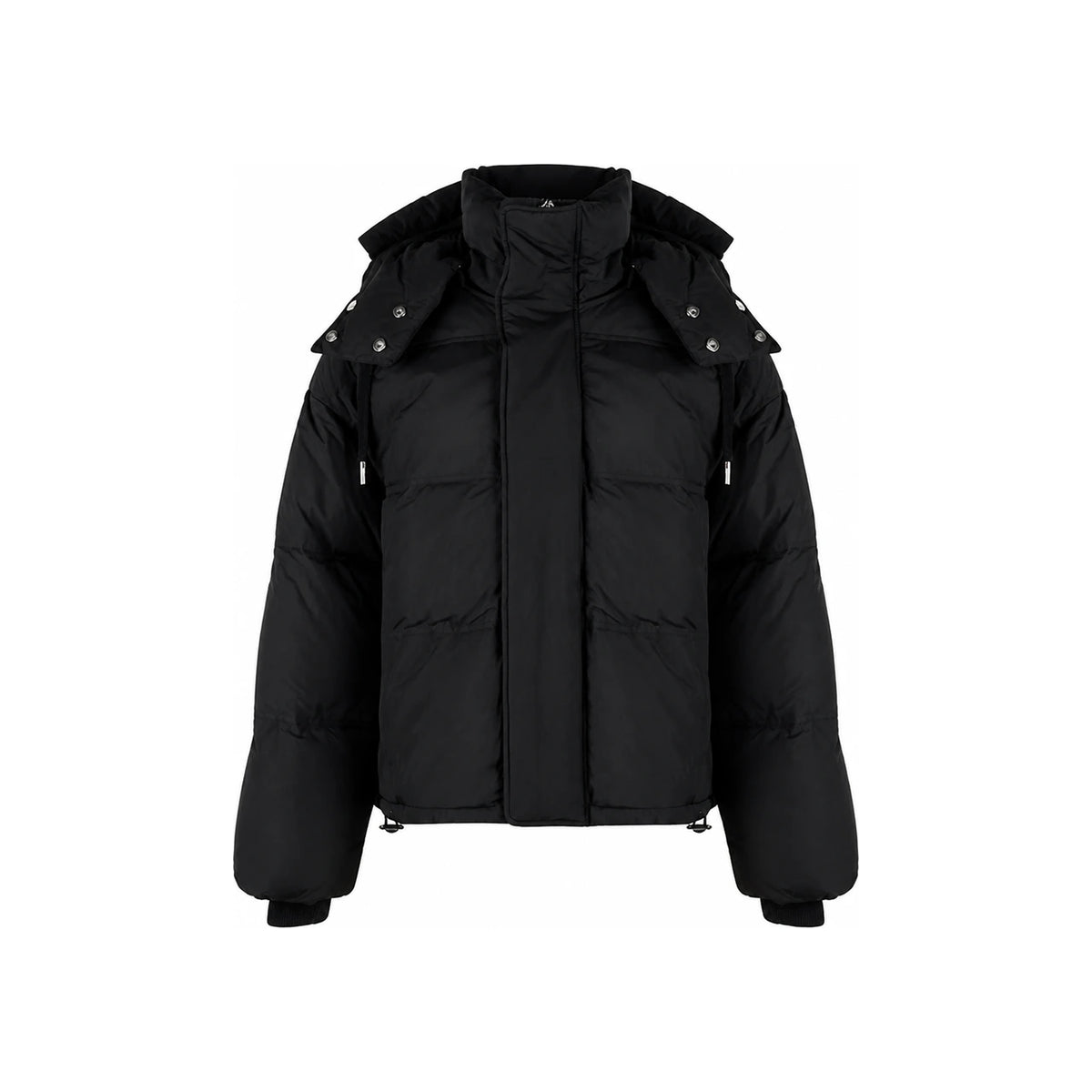 AMI Quilted Hooded Down Jacket for Men