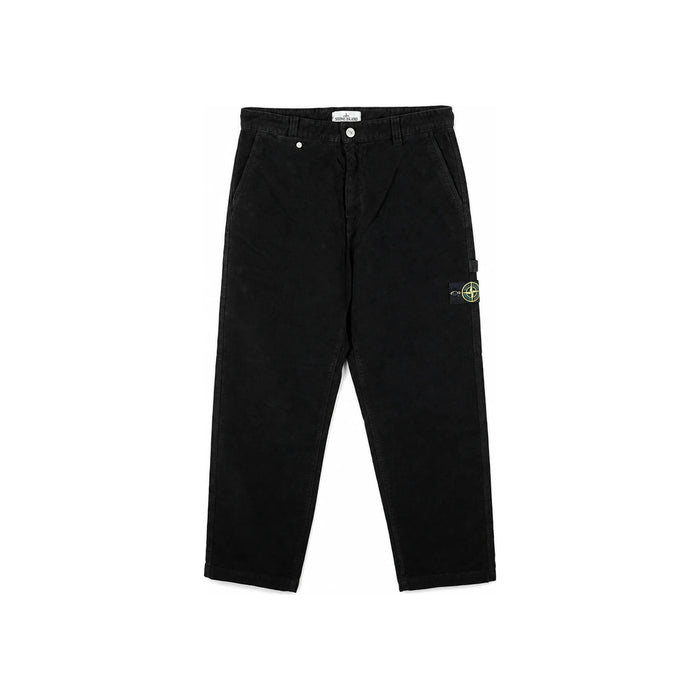 STONE ISLAND Men’s Moleskin Multi-Pocket Classic Pants Black
