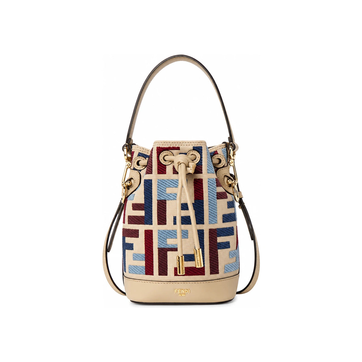 FENDI Mon Tresor Mini Fabric Shoulder Bag