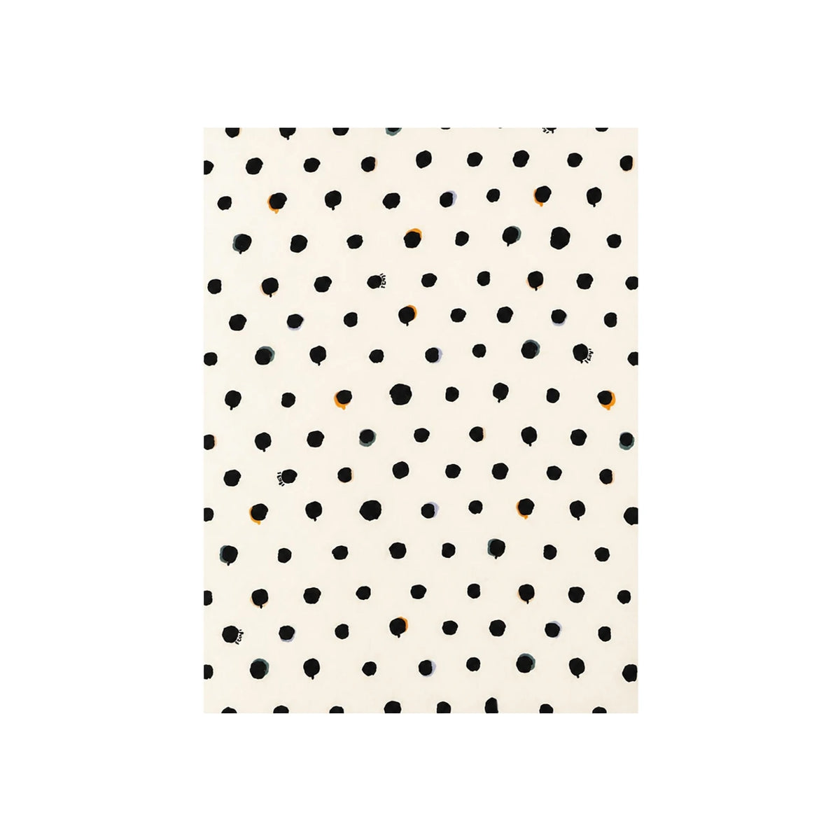 FENDI Ivory Polka Dot Silk Scarf FXT155 AWEY F17JU