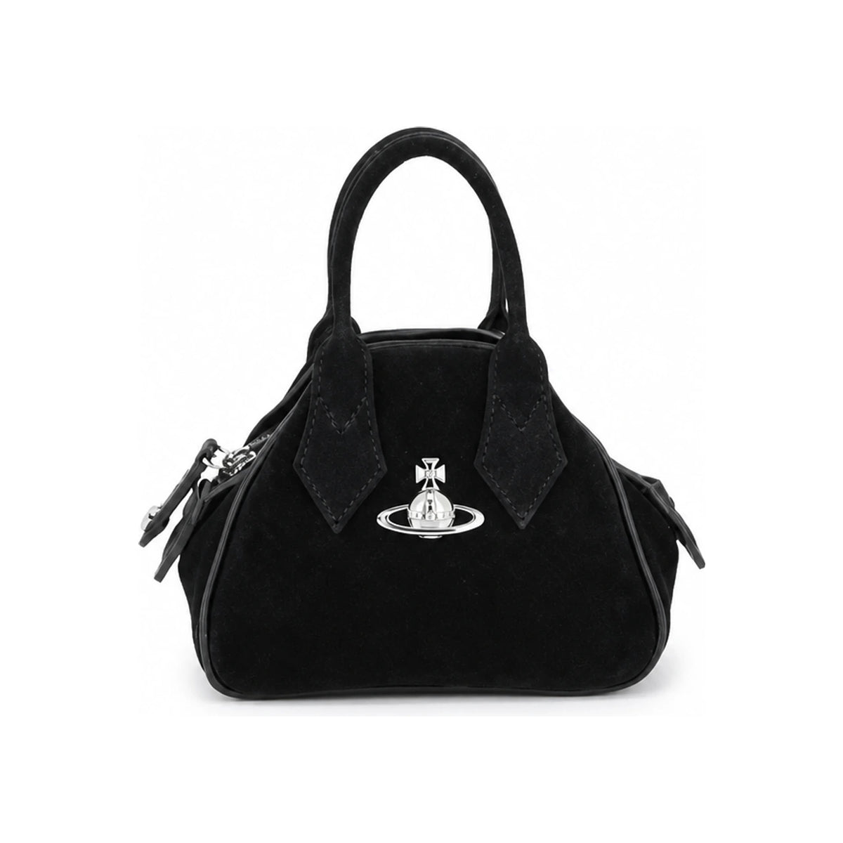 Vivienne Westwood Yasmin Mini Crossbody Bag Black Leather