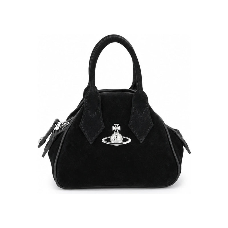 Vivienne Westwood Yasmin Mini Crossbody Bag Black Leather