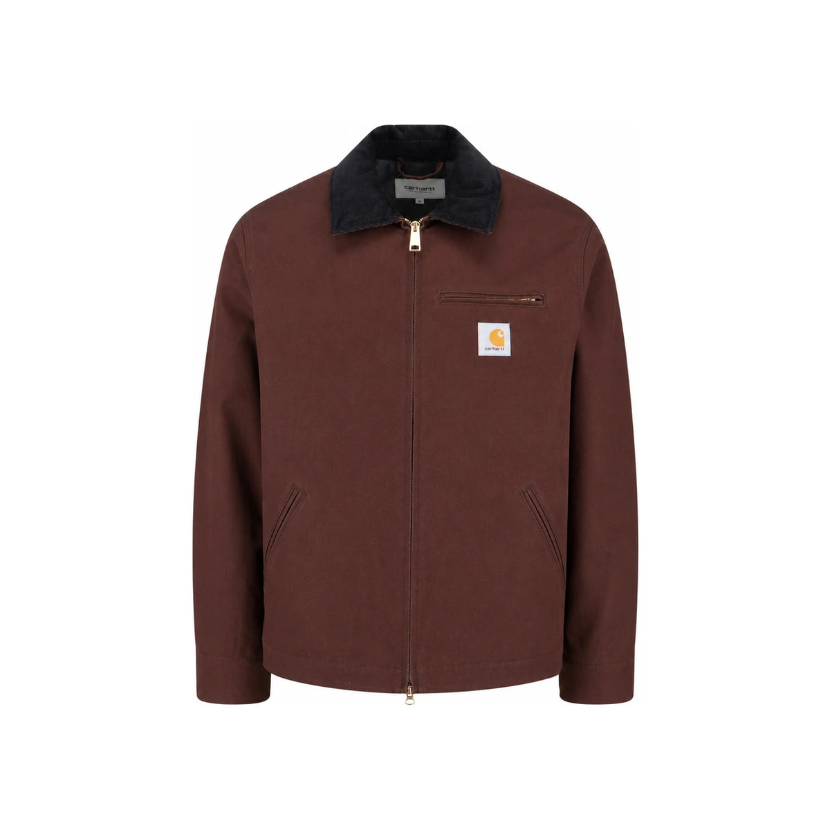 Carhartt Detroit Jacket Black Cotton Duck Work Coat for Men