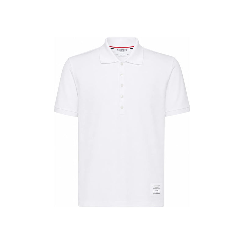 THOM BROWNE 4-Bar Cotton Piqué Men's Polo Shirt