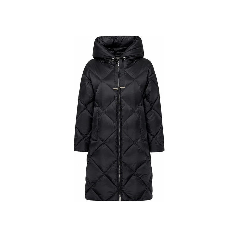 Max Mara Black Trefe Goose Down Jacket