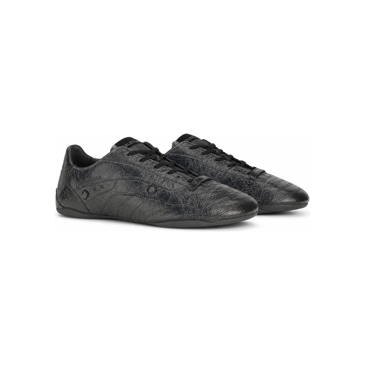 BALENCIAGA City Sneakers Black Leather Men’s Sneakers