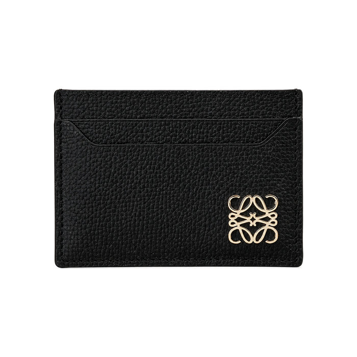 LOEWE Anagram Plain Leather Card Holder Beige C821075 X09 1206