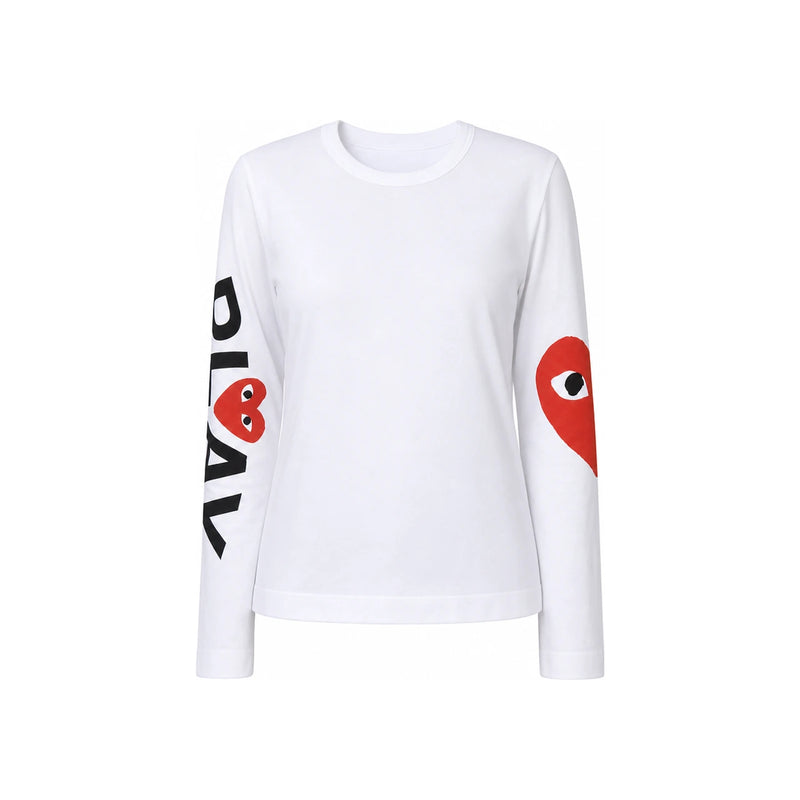 Comme des Garcons Big Heart Women’s Long Sleeve T-Shirt AZ T257 051 1