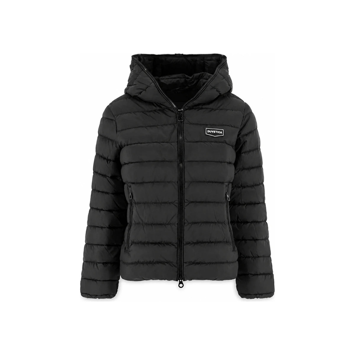Duvetica Black TRIZIA N Hooded Down Jacket VDDJ00925K0001 BKS