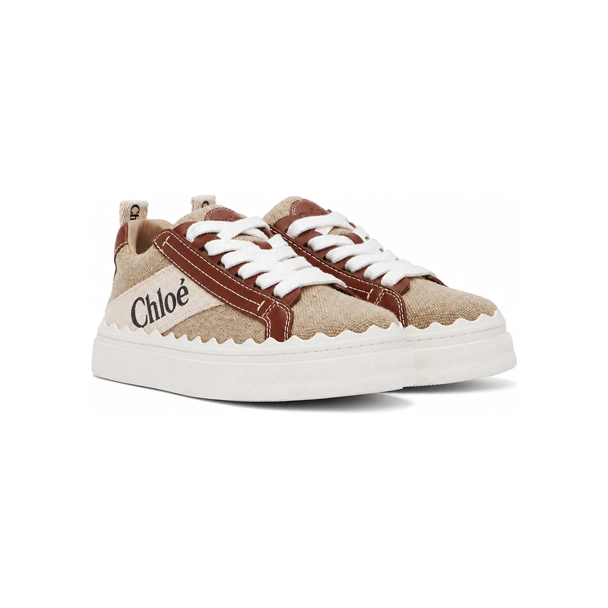 Chloe Lauren Low-Top Sneakers Brown
