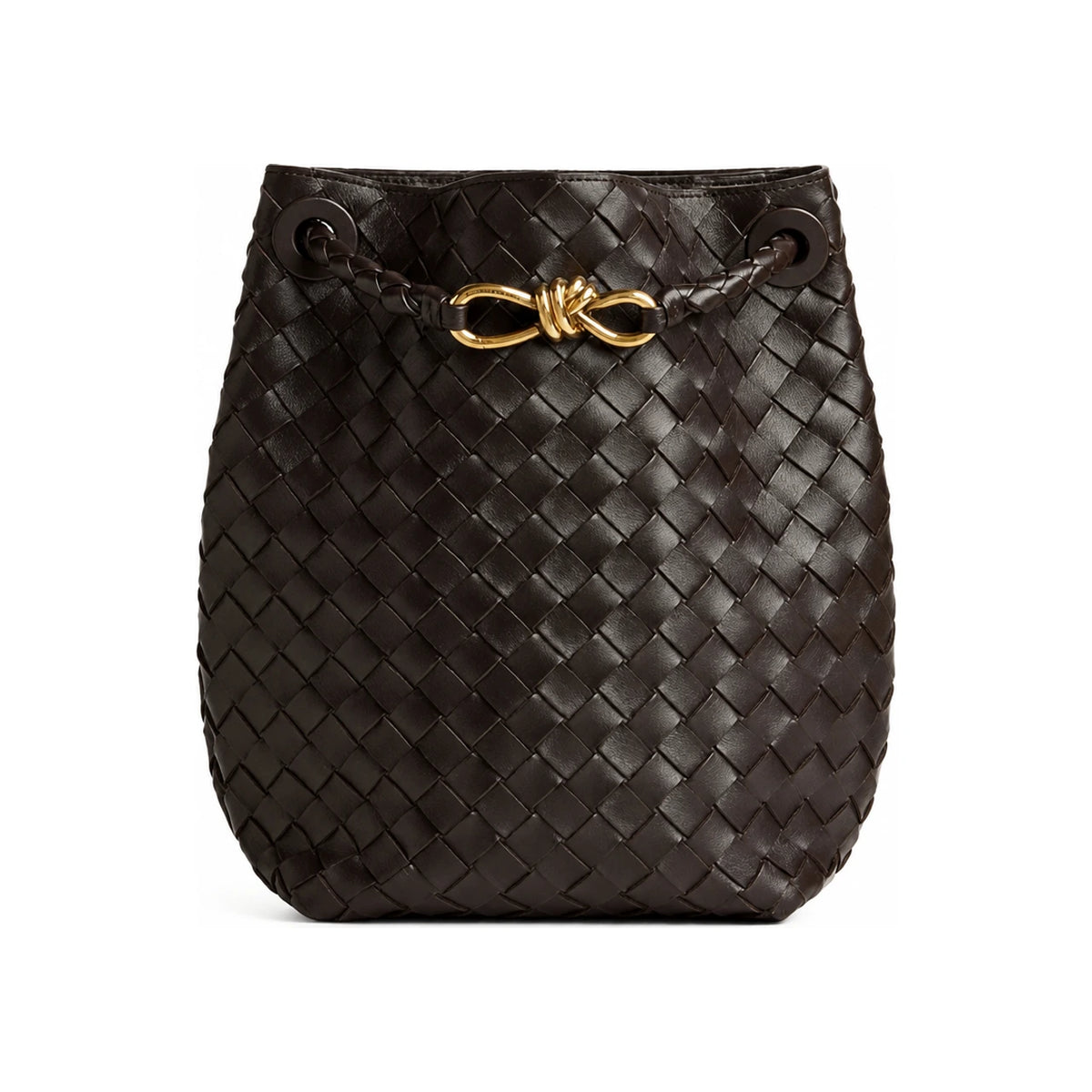 Bottega Veneta Andiamo Small Fondant Leather Bucket Shoulder Bag
