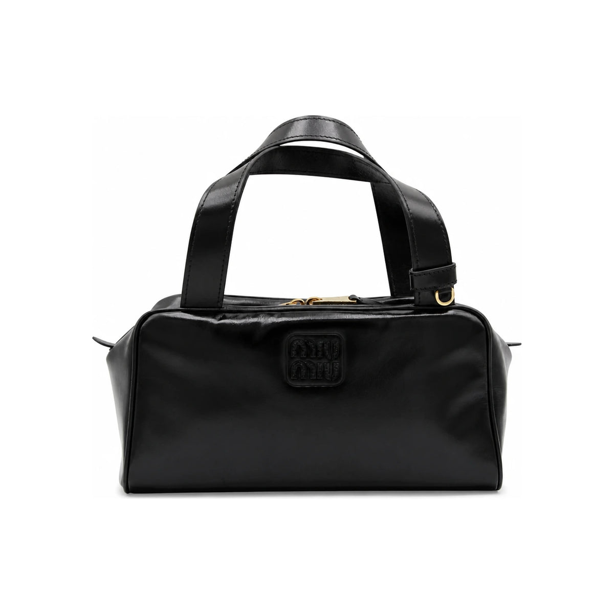 Miu Miu Black Leather Tote Bag